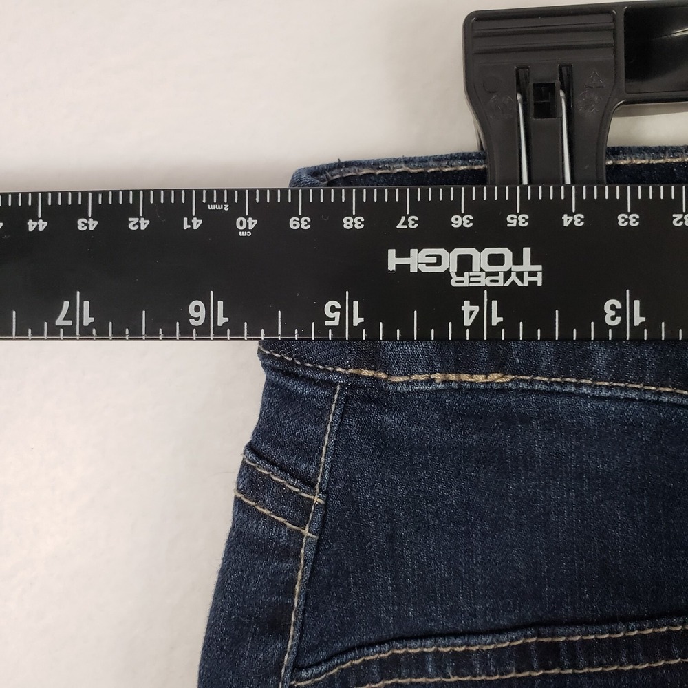 IZOD Womens Size 10 Blue Wash Denim Stretch Jeans Pants Slim Fit Retro Y2K - Picture 6 of 8